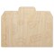 Travel Suitcase with Destination Stickers Unfinished Wood Shape Piece Cutout for DIY Craft Projects